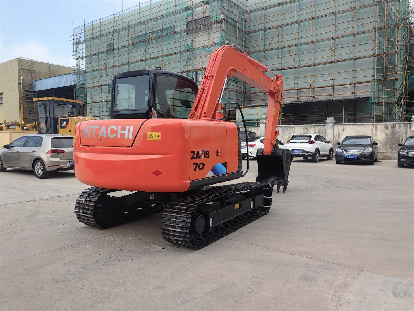 Japanese used excavators hitachi zx70 crawler excavator