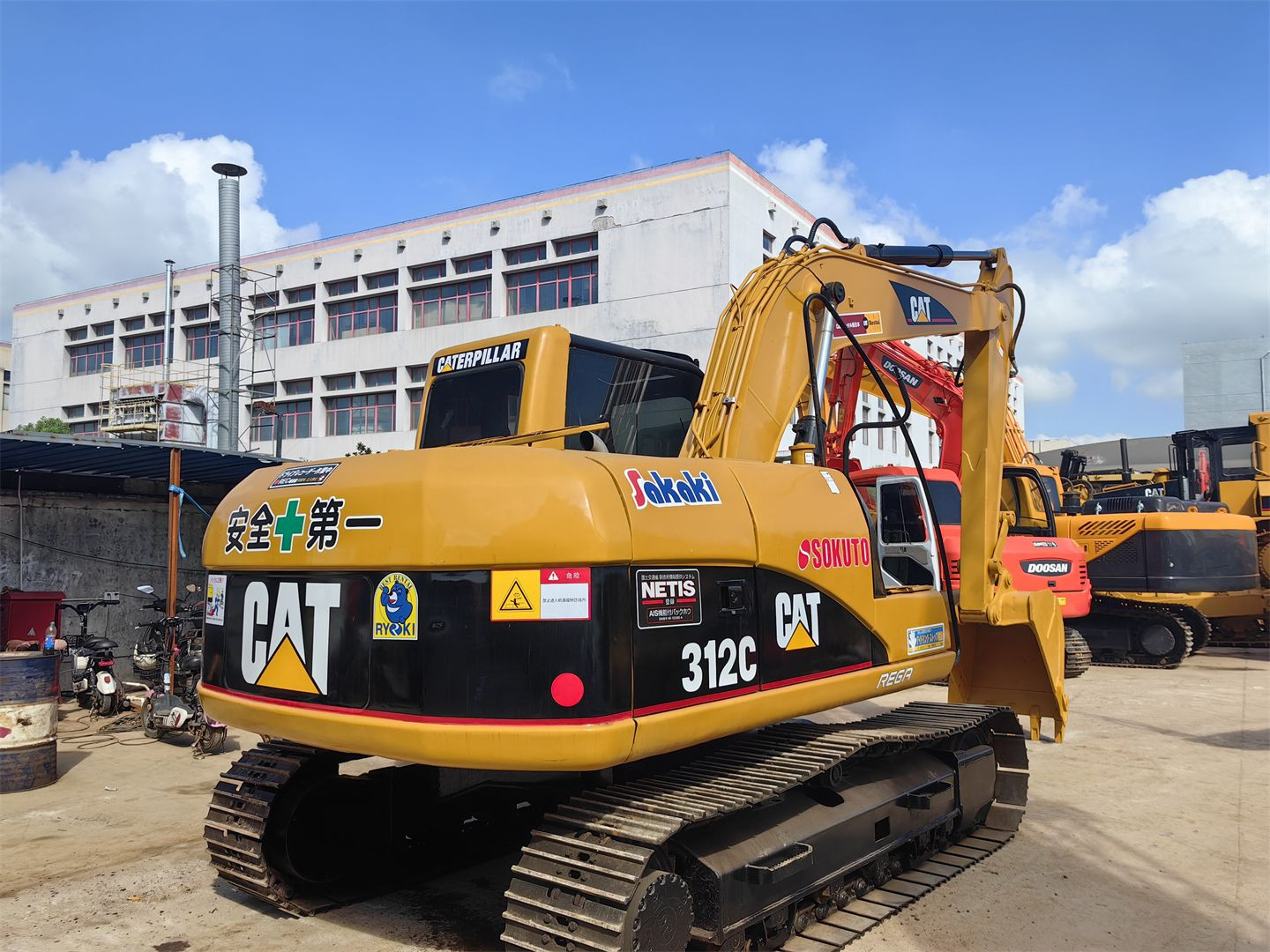 Used Cat 312 excavator caterpillar 312c