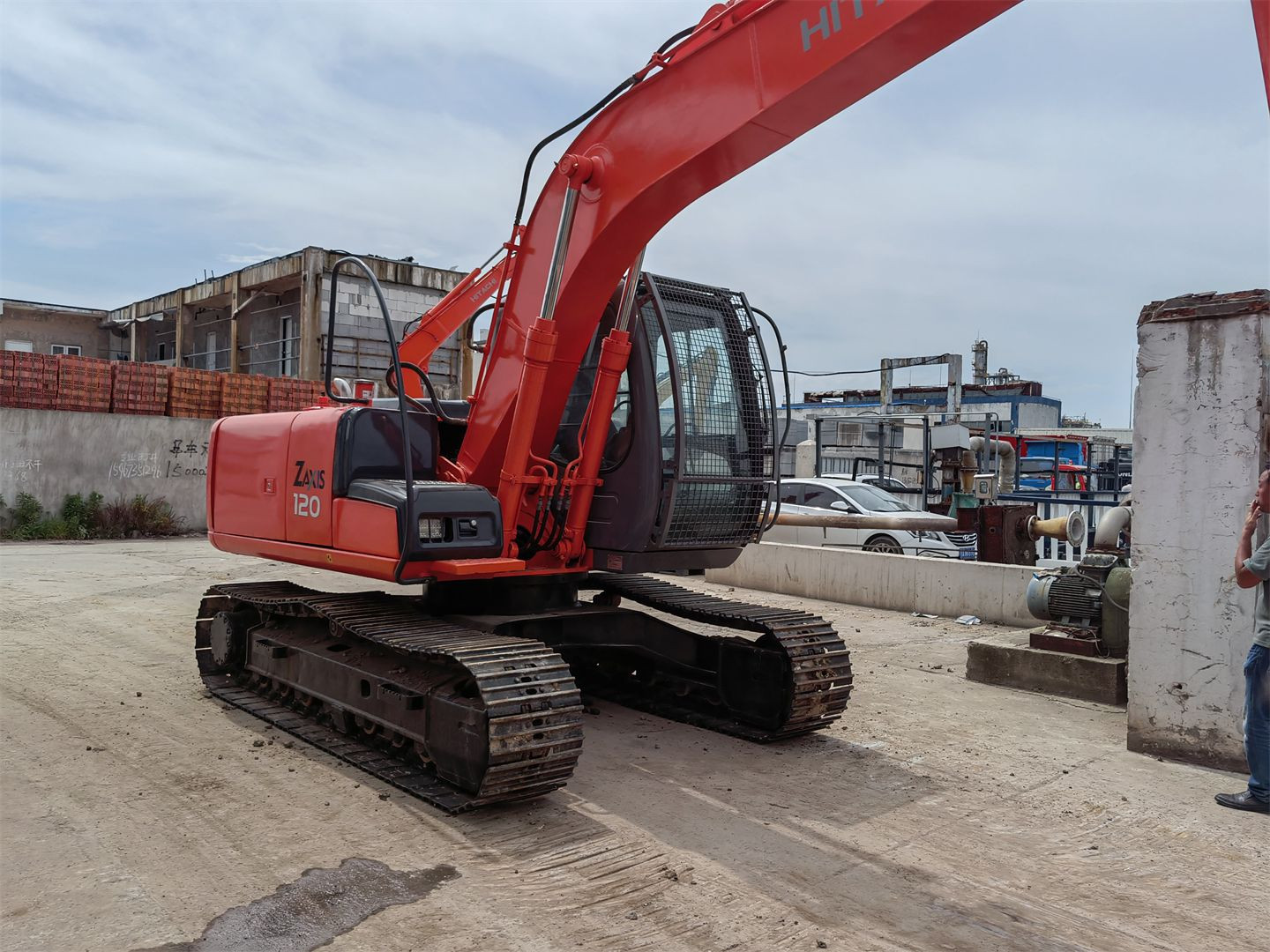 Hitachi excavator zaxis 120-6 zx70 ex120 ex200 used excavators From Japan