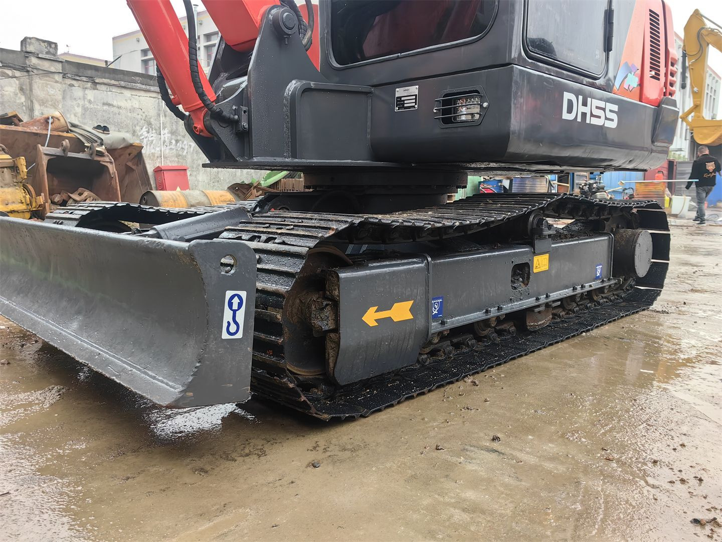 Doosan dh55 hydraulic excavator 5 ton used excavators