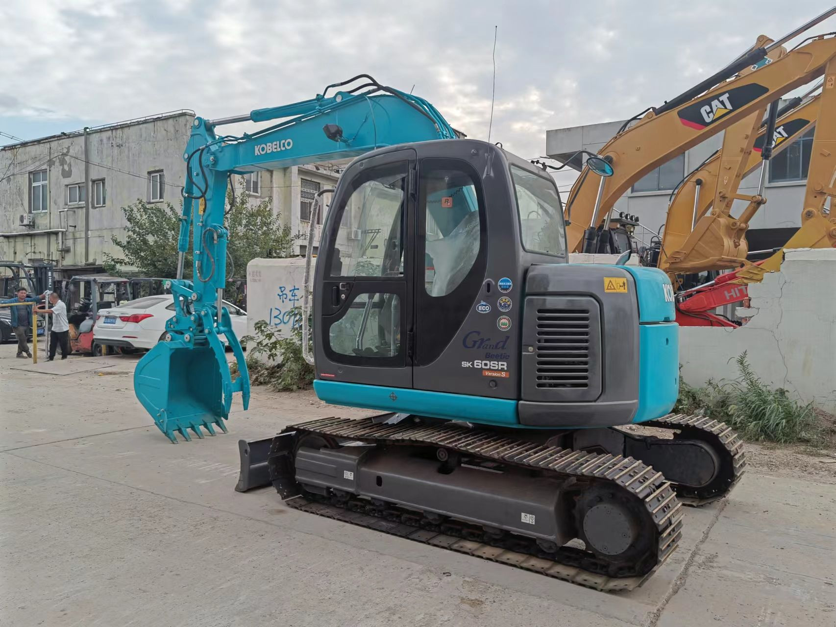 high quality kobelco excavator sk60 mini excavator