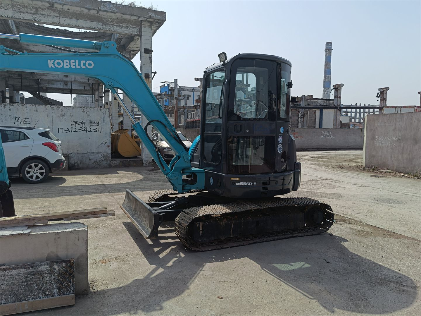 used kobelco sk55 excavator