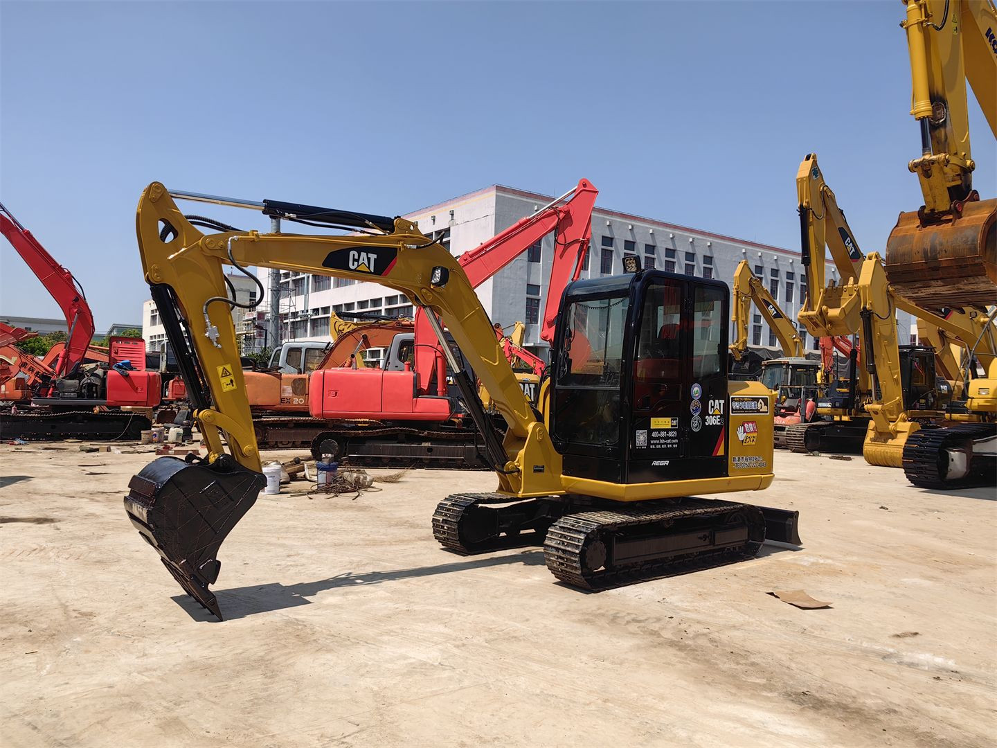 Cat 306e2 excavator used excavators 305.5e 307e caterpillar excavator for sale